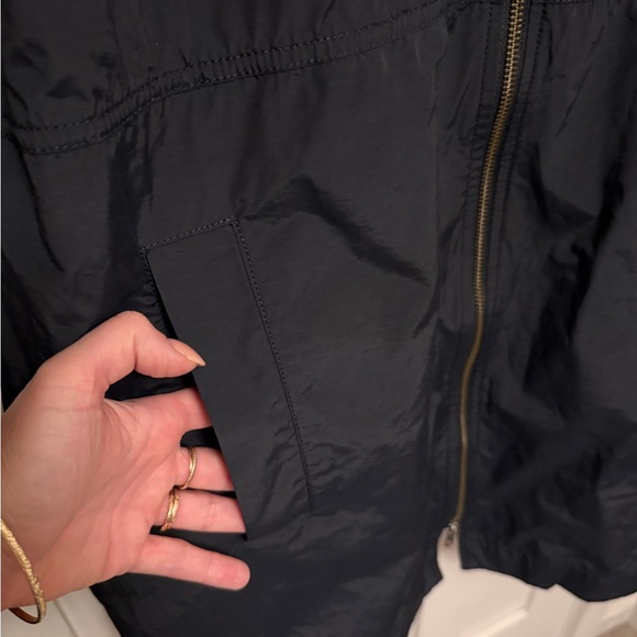 EILEEN FISHER M Lightweight
Organic Cotton Nylon Hooded Long
Jacket Oversized - Picture 6 of 11